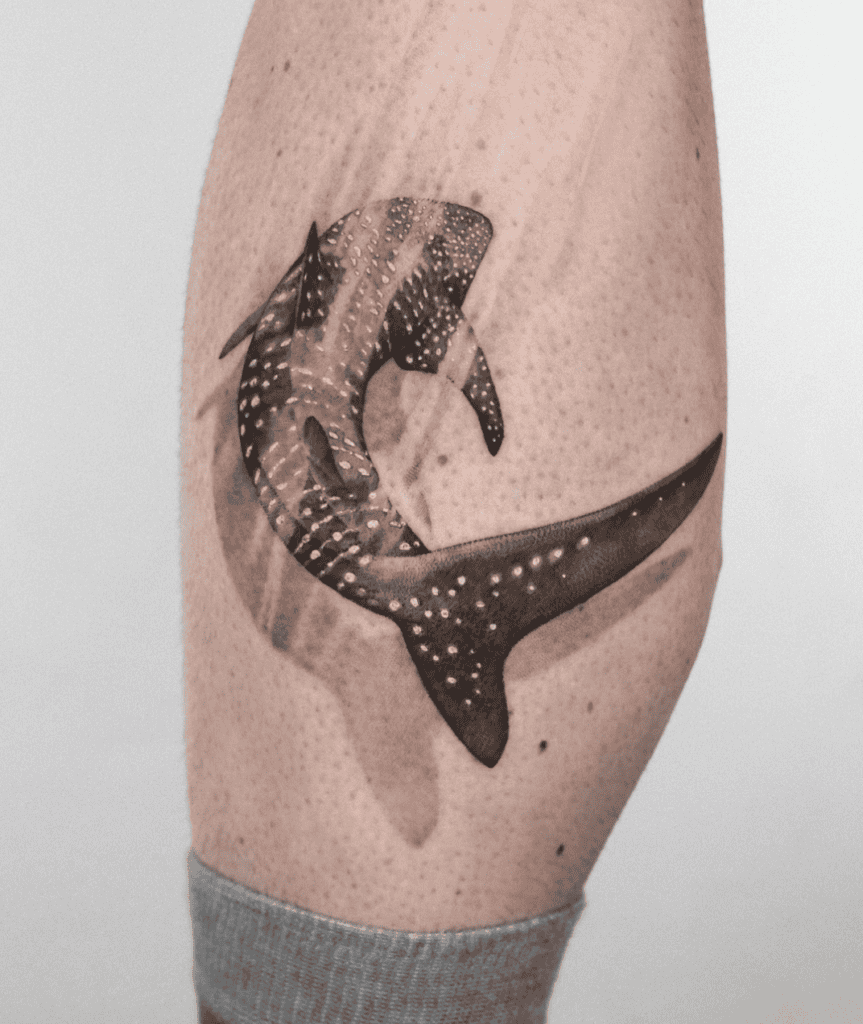 Whale Shark Swim Tattoo