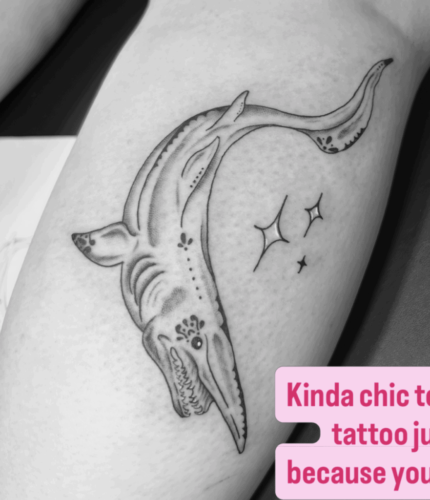 Goblin Shark Cute Tattoo