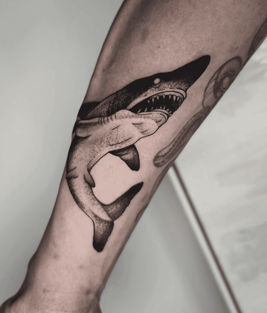 Goblin Shark Fierce Tattoo