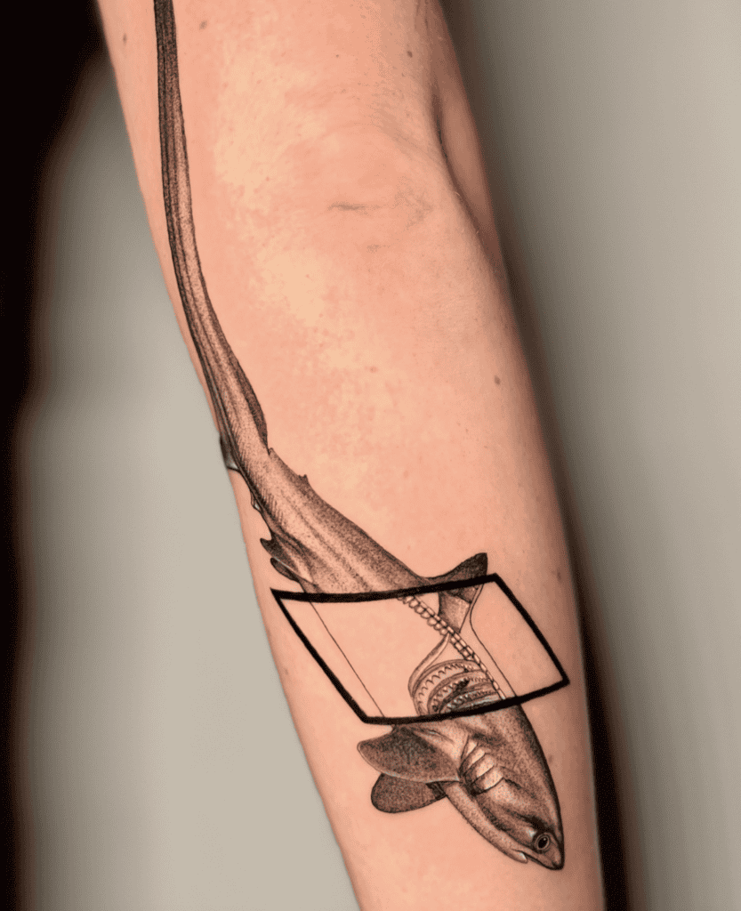 Thresher Shark Anatomy Tattoo