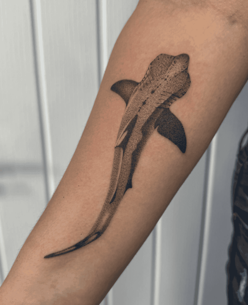 Basking Shark Tattoo