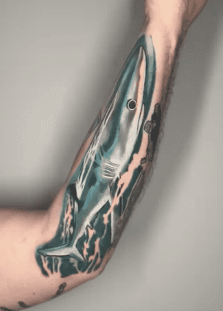 Blue Shark Tattoo