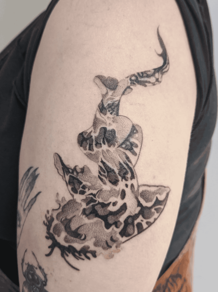 Wobbegong Swim Tattoo