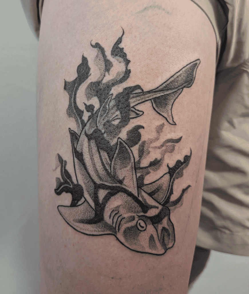 Port Jackson Shark Reef Tattoo