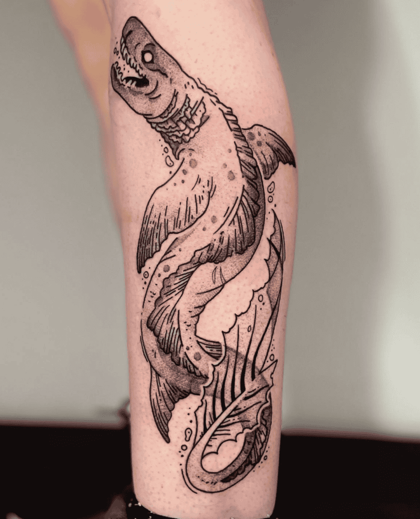 Frilled Shark Tattoo