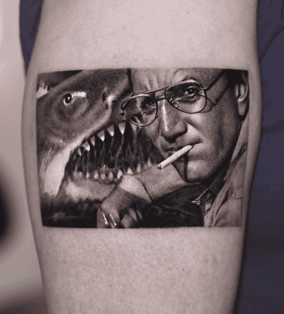 Jaws Frame Shark Tattoo