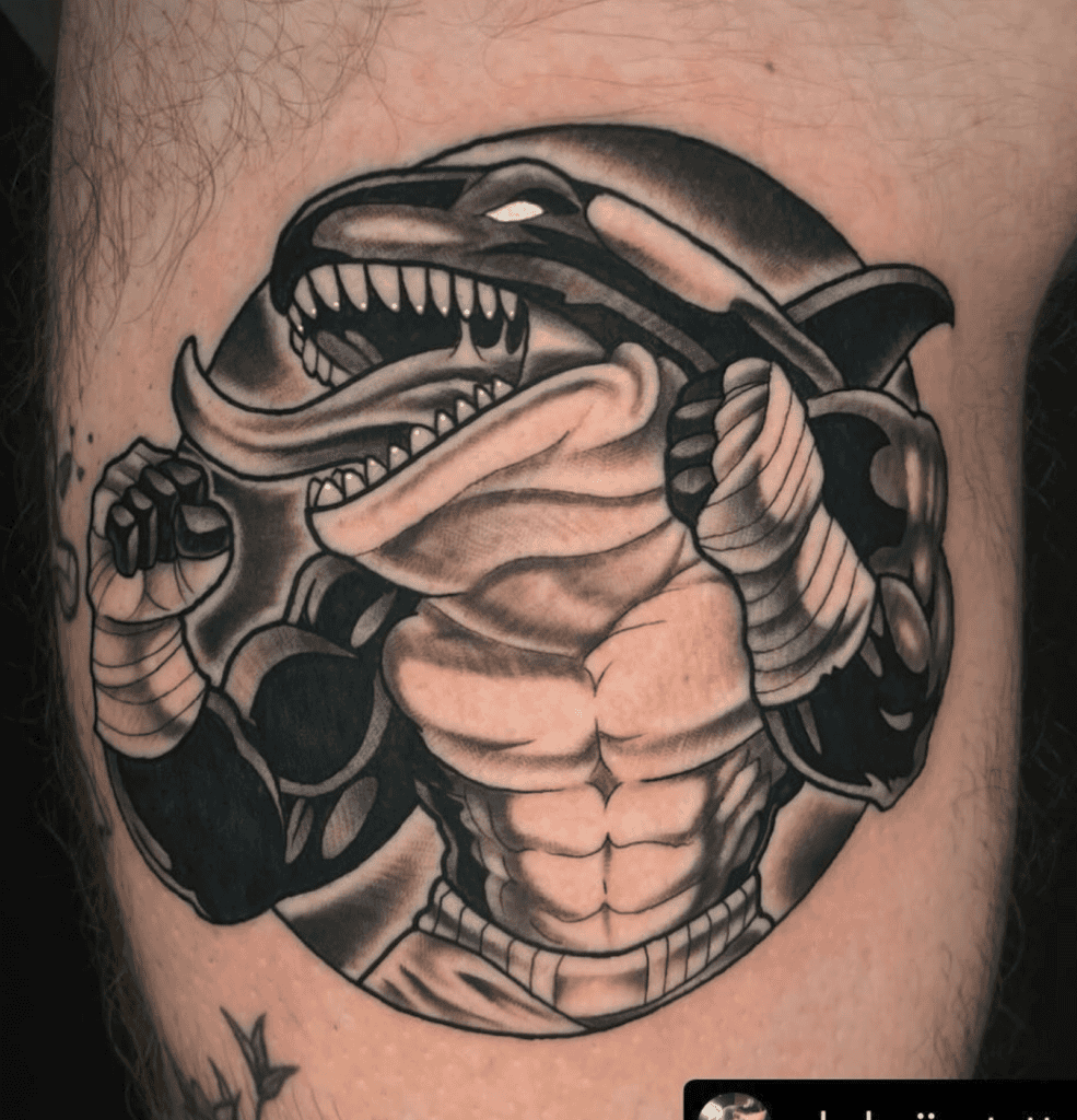 Street Sharks Moby Lick Tattoo