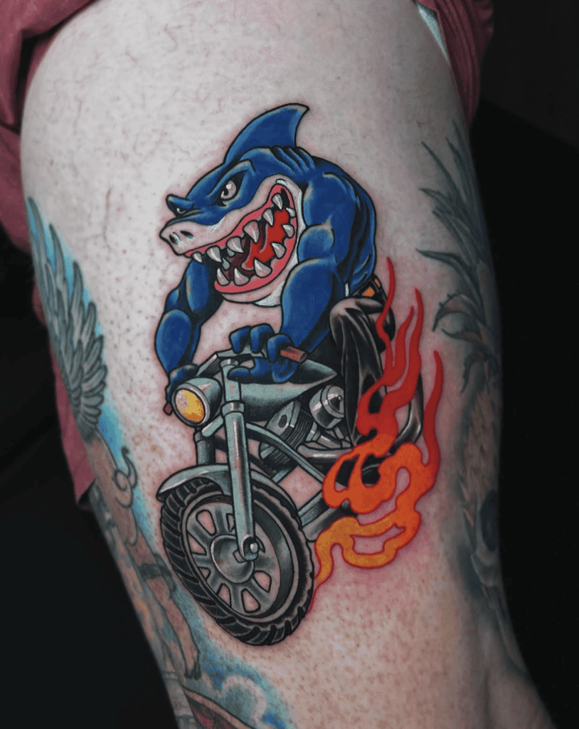 Street Sharks Ripster Tattoo