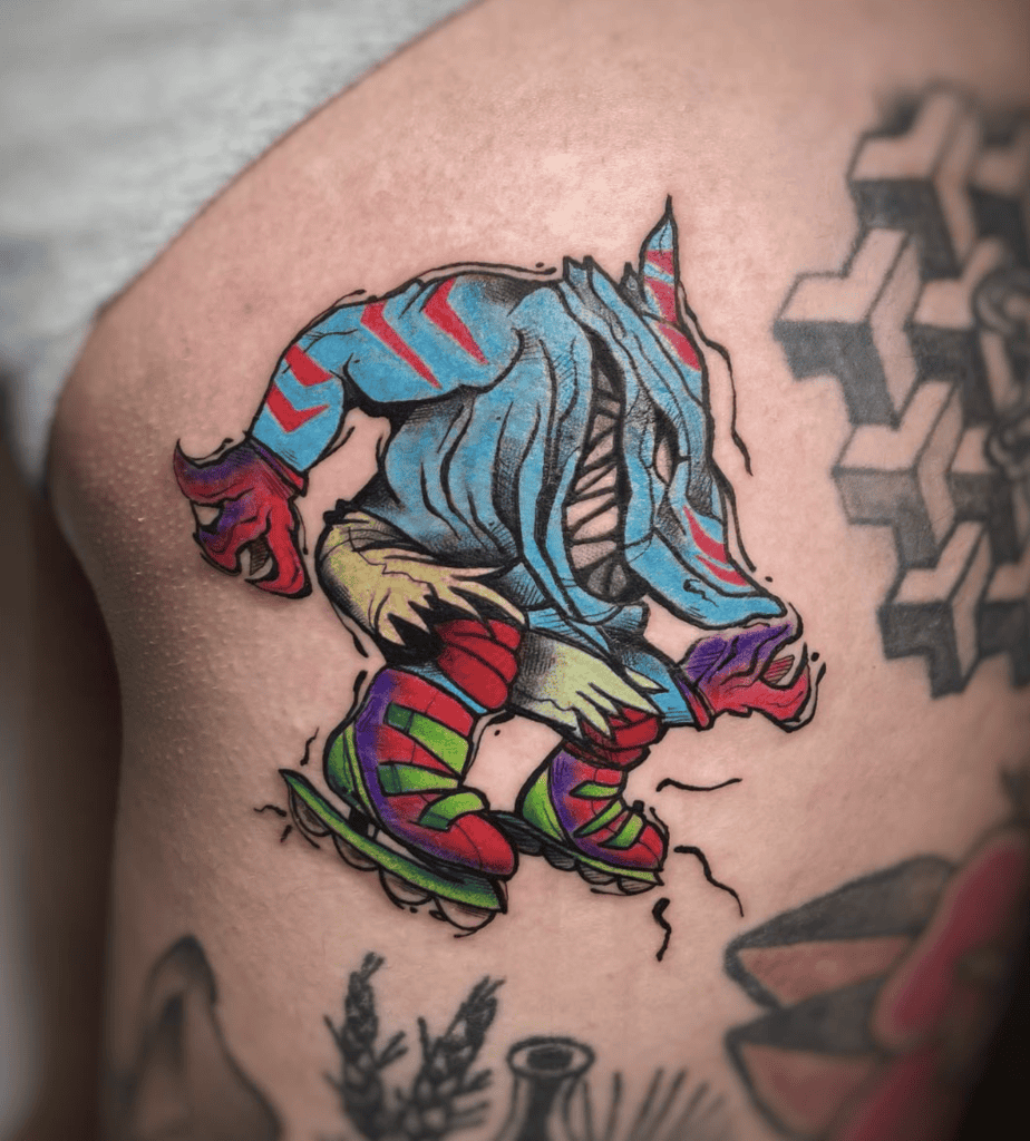 Street Sharks Streex Tattoo