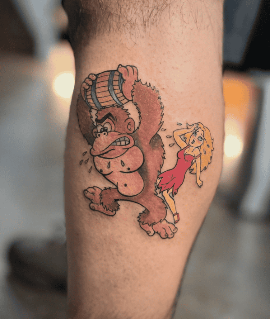 Donkey Kong Classic Tattoo