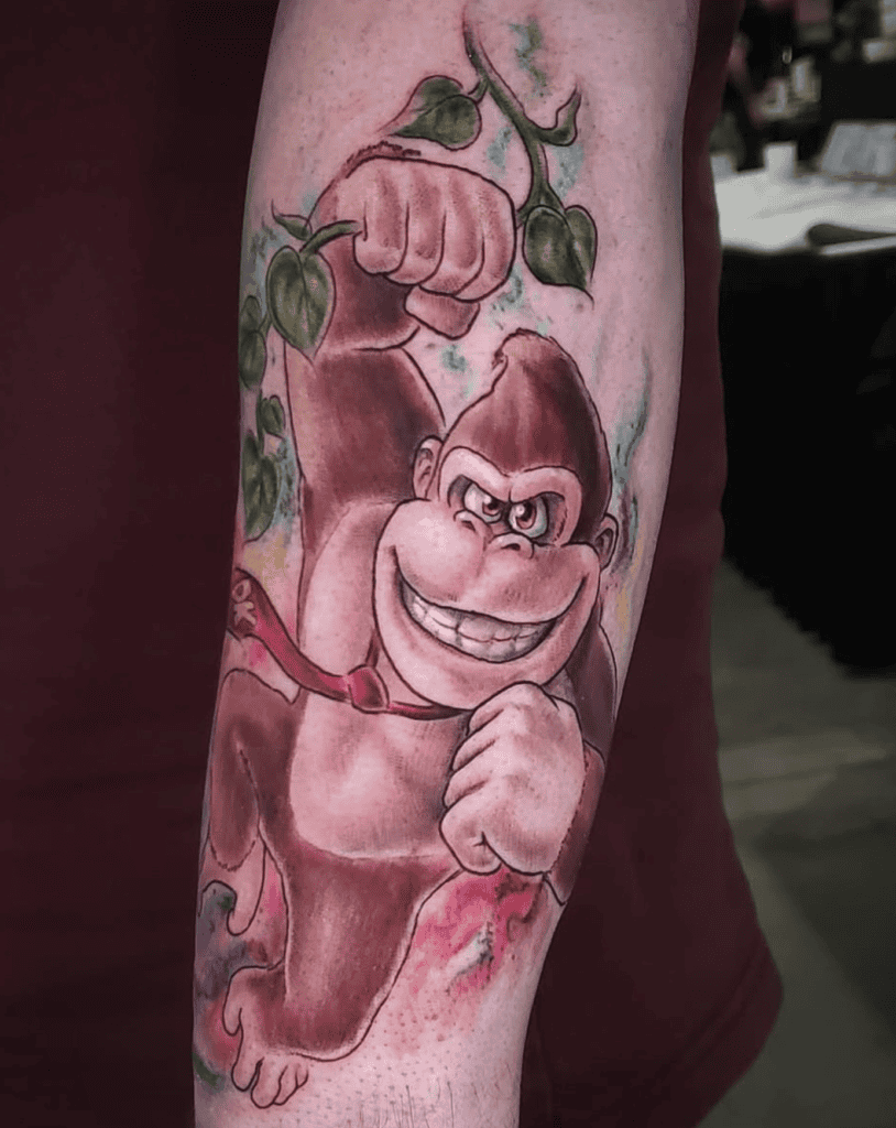 Donkey Kong Movie Tattoo
