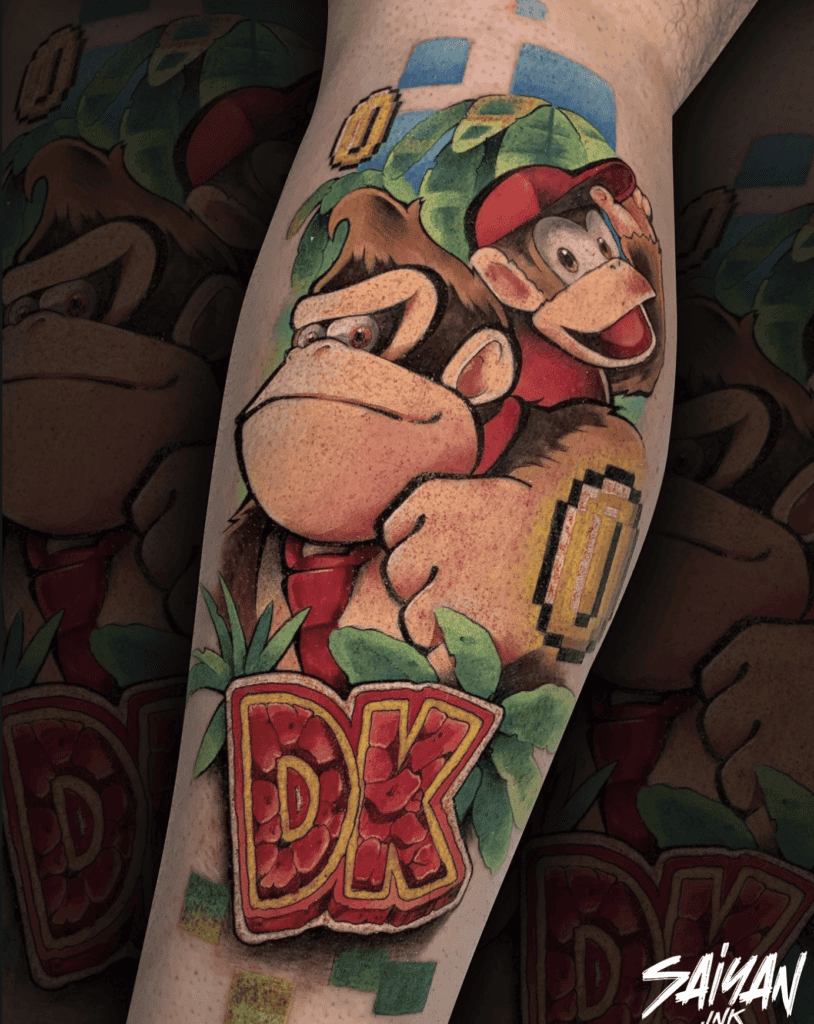 Donkey Kong Tattoo