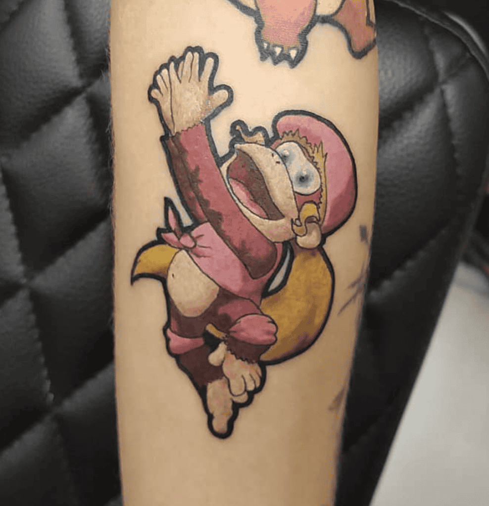 Dixie Kong Clap Donkey Kong Tattoo