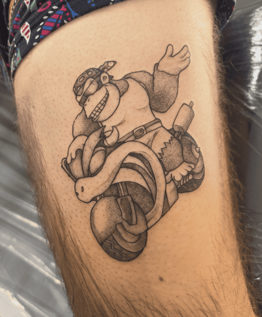 Funky Kong Donkey Kong Tattoo