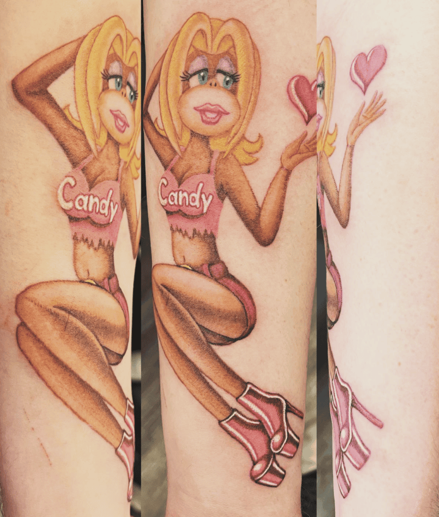 Candy Kong Donkey Kong Tattoo