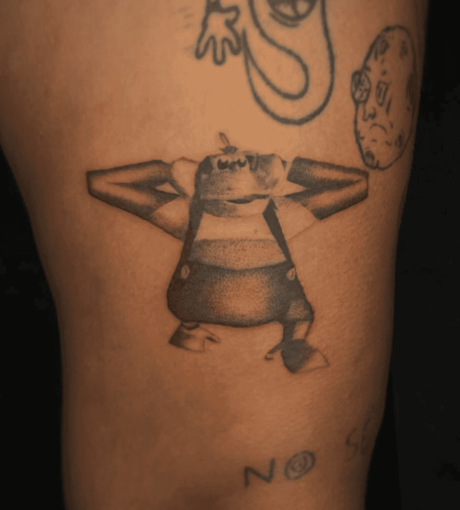 Lanky Kong Donkey Kong Tattoo