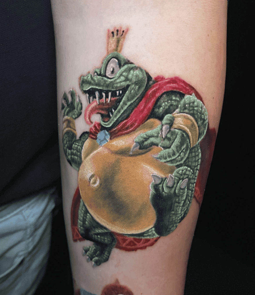 King K. Rool Donkey Kong Tattoo