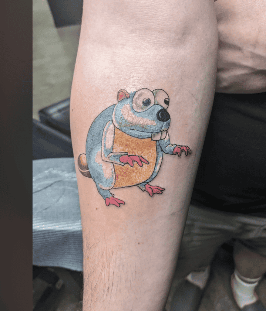 Gnawty Donkey Kong Tattoo