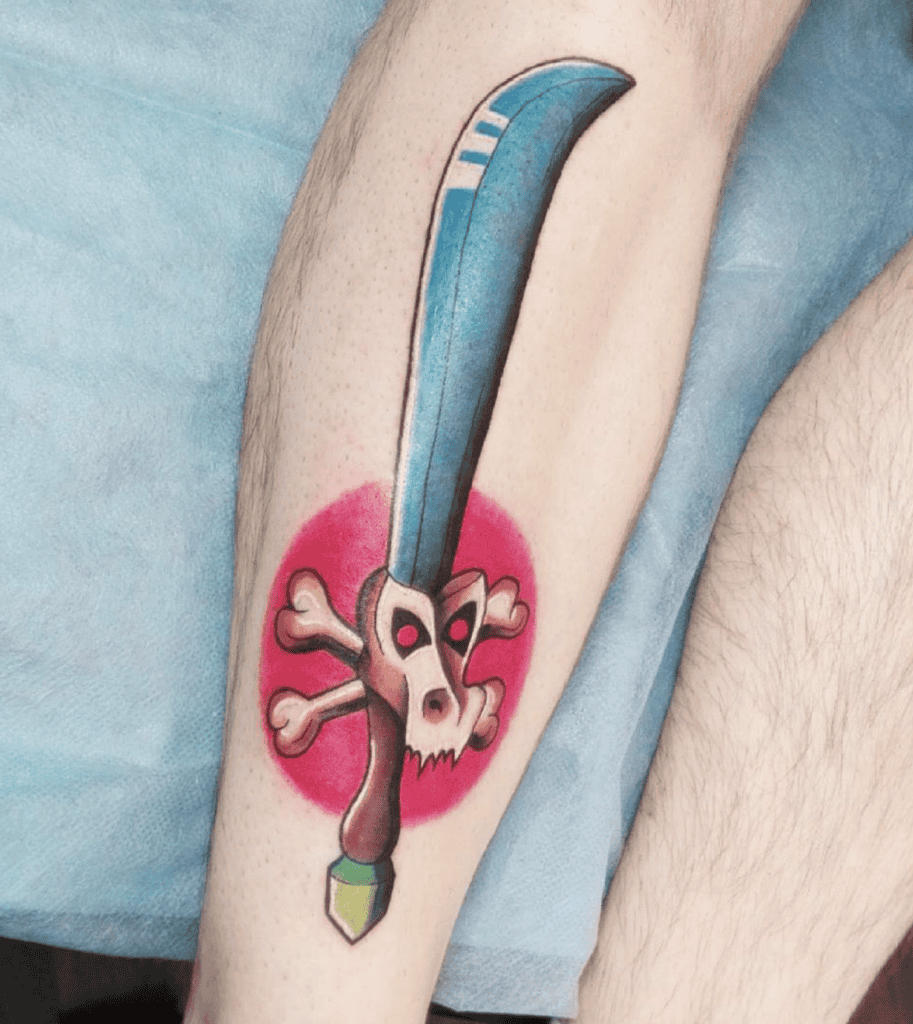 Kleever Colour Donkey Kong Tattoo