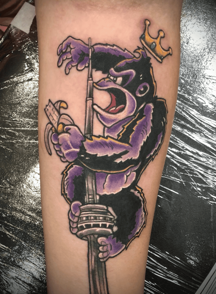 King Kong X Donkey Kong Tattoo