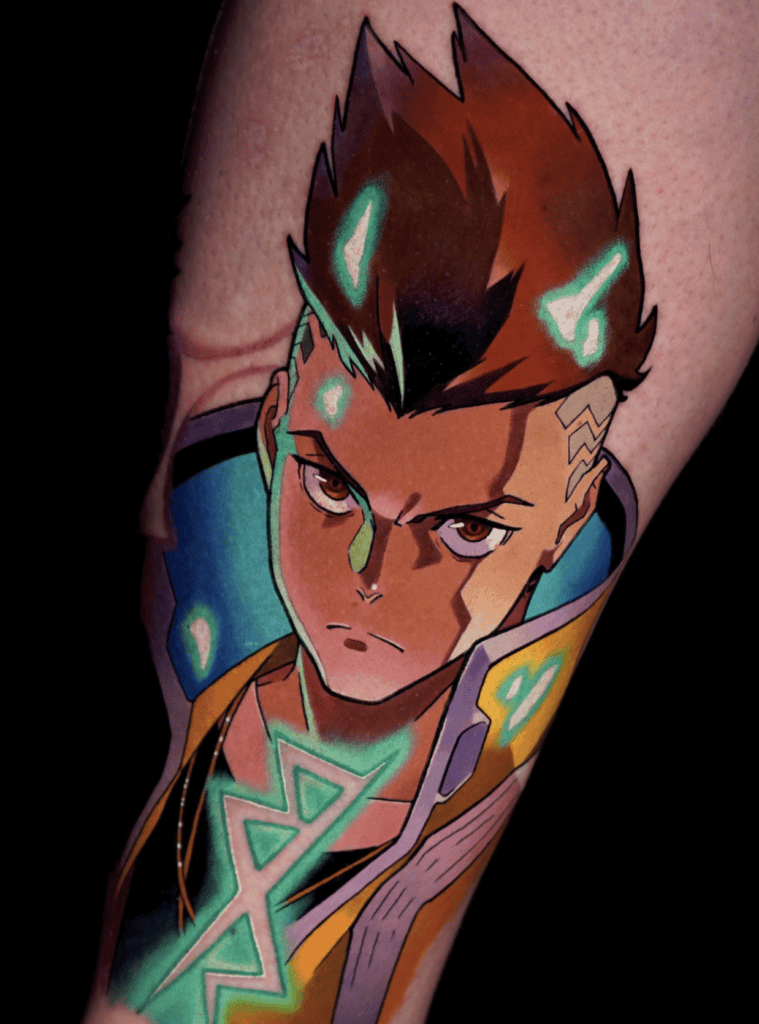 David Martinez Angry Cyberpunk Edgerunners Tattoo