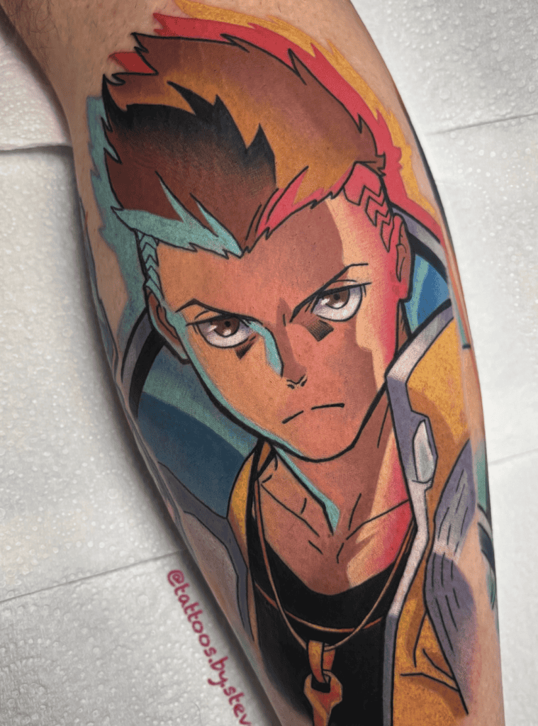 David Martinez Cyberpunk Edgerunners Tattoo
