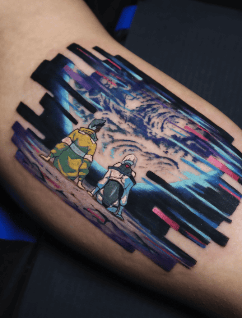Lucy Kushinada Earth Cyberpunk Edgerunners Tattoo