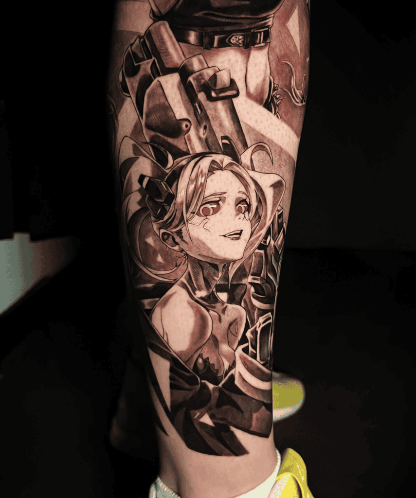 Rebecca Black Cyberpunk Edgerunners Tattoo