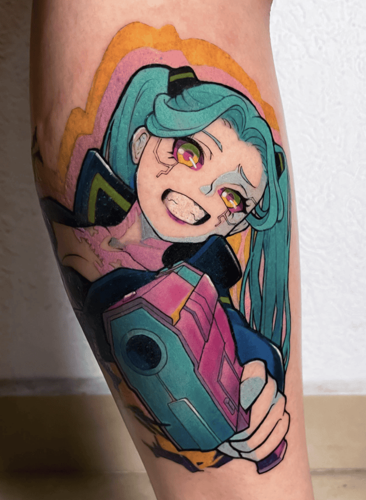 Rebecca Cyberpunk Edgerunners Tattoo