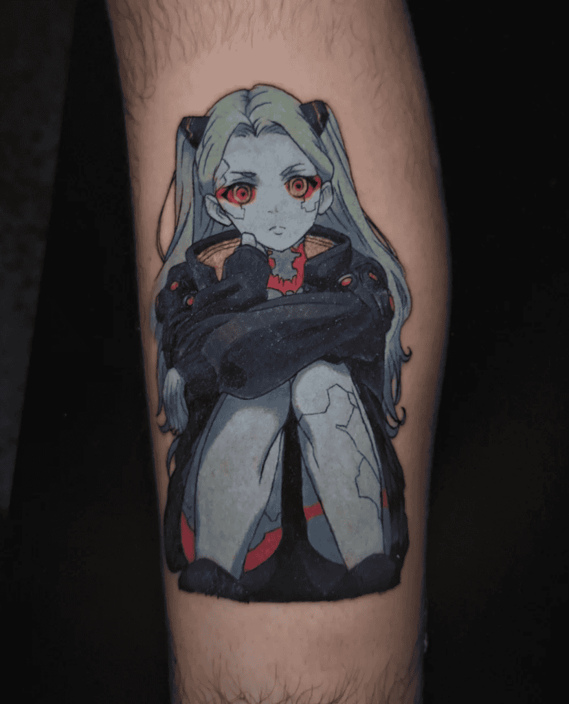 Rebecca Sit Cyberpunk Edgerunners Tattoo