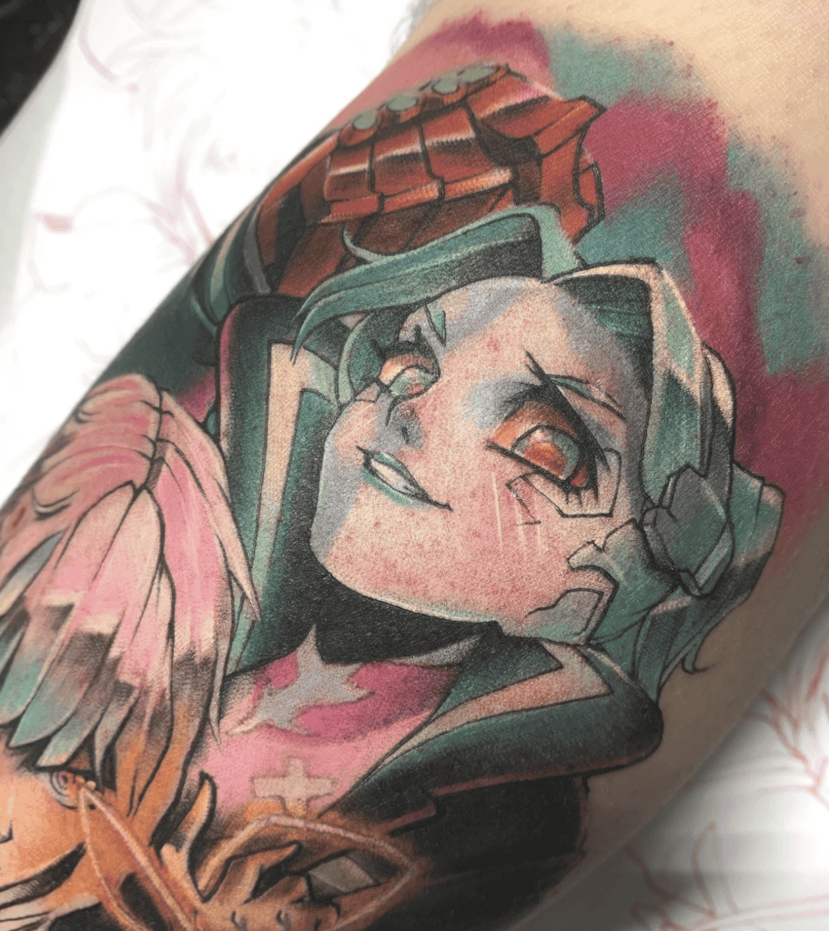 Rebecca Smile Cyberpunk Edgerunners Tattoo