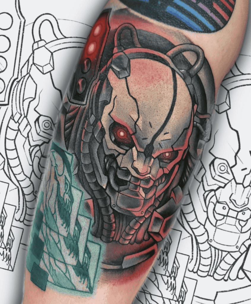 Adam Smasher Cyberpunk Edgerunners Tattoo