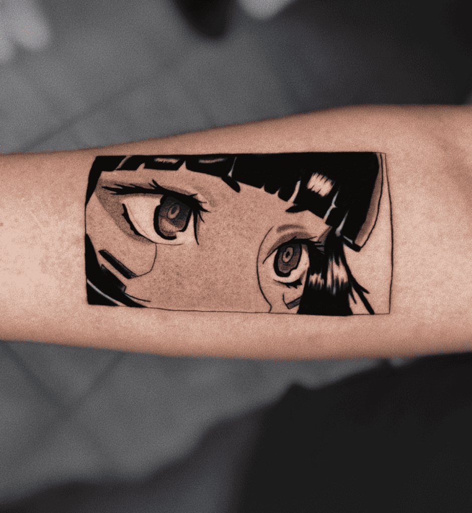 Sasha Yakovleva Frame Cyberpunk Edgerunners Tattoo