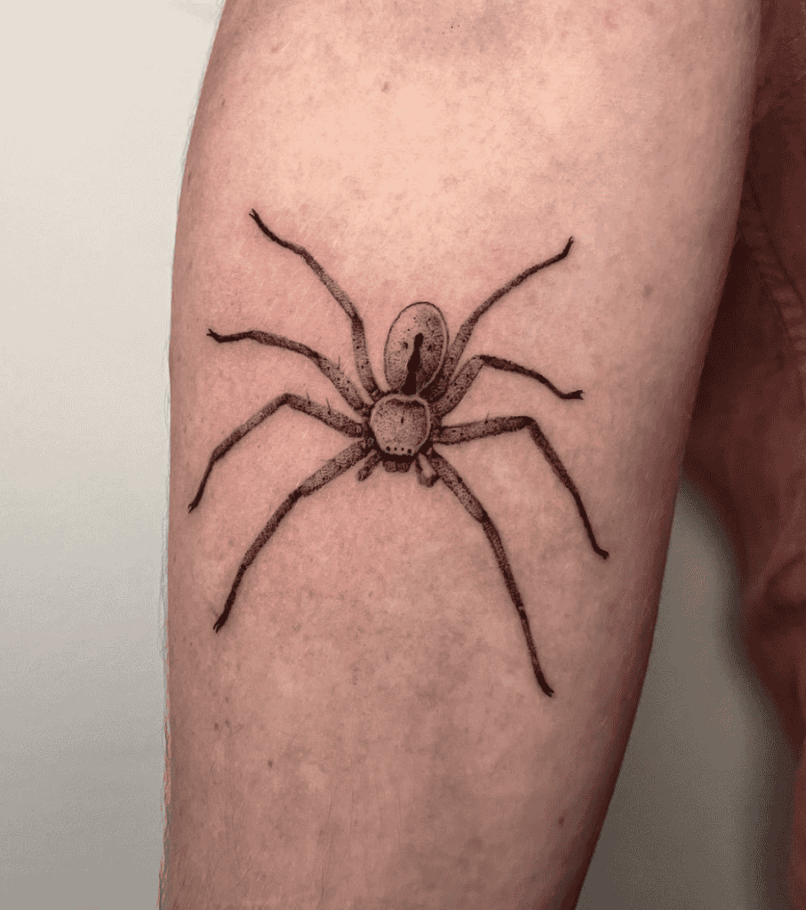 Huntsman Crawl Spider Tattoo