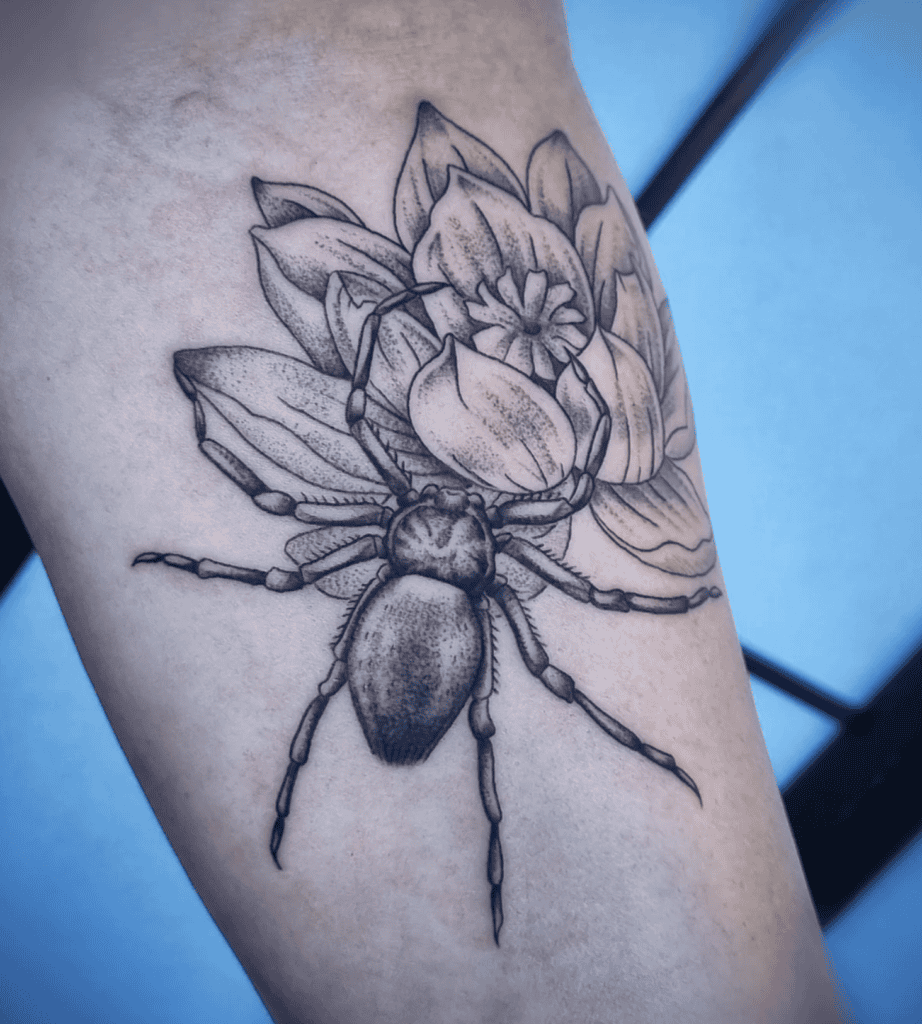 Six-Eyed Sand Spider Tattoo
