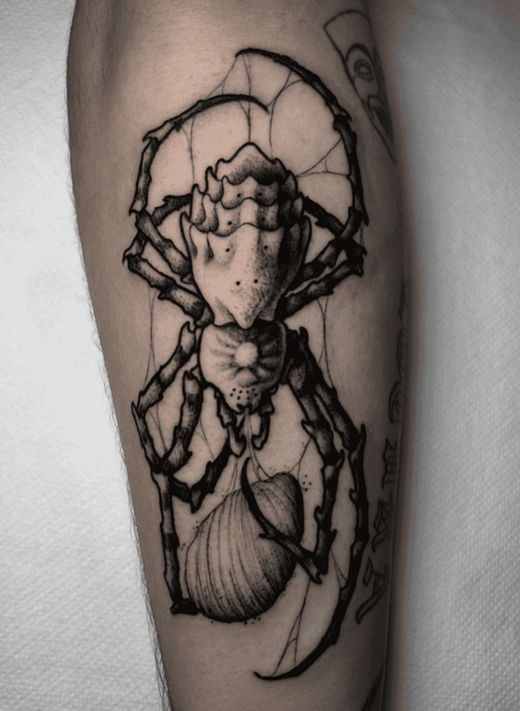 Agriope Iobata Spider Tattoo