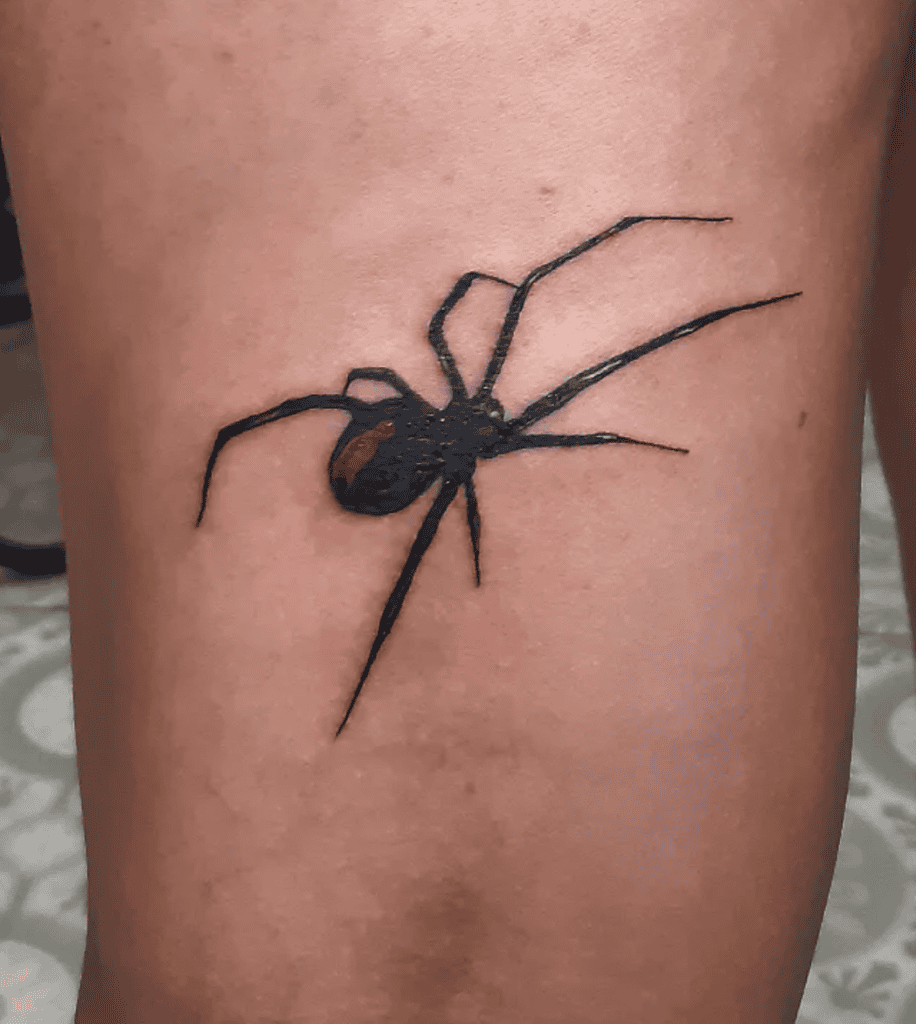 Redback Spider Tattoo