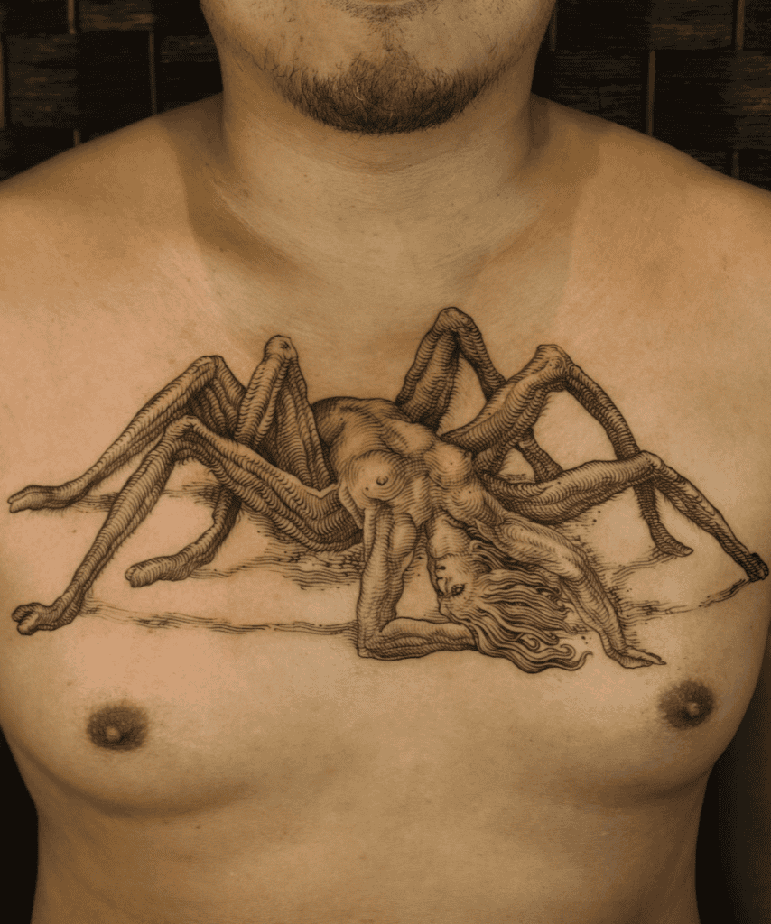 Arachne Spider Tattoo