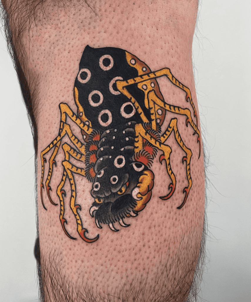Tsuchigumo Scary Spider Tattoo