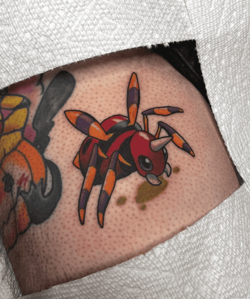 Pokémon Aridos Spider Tattoo
