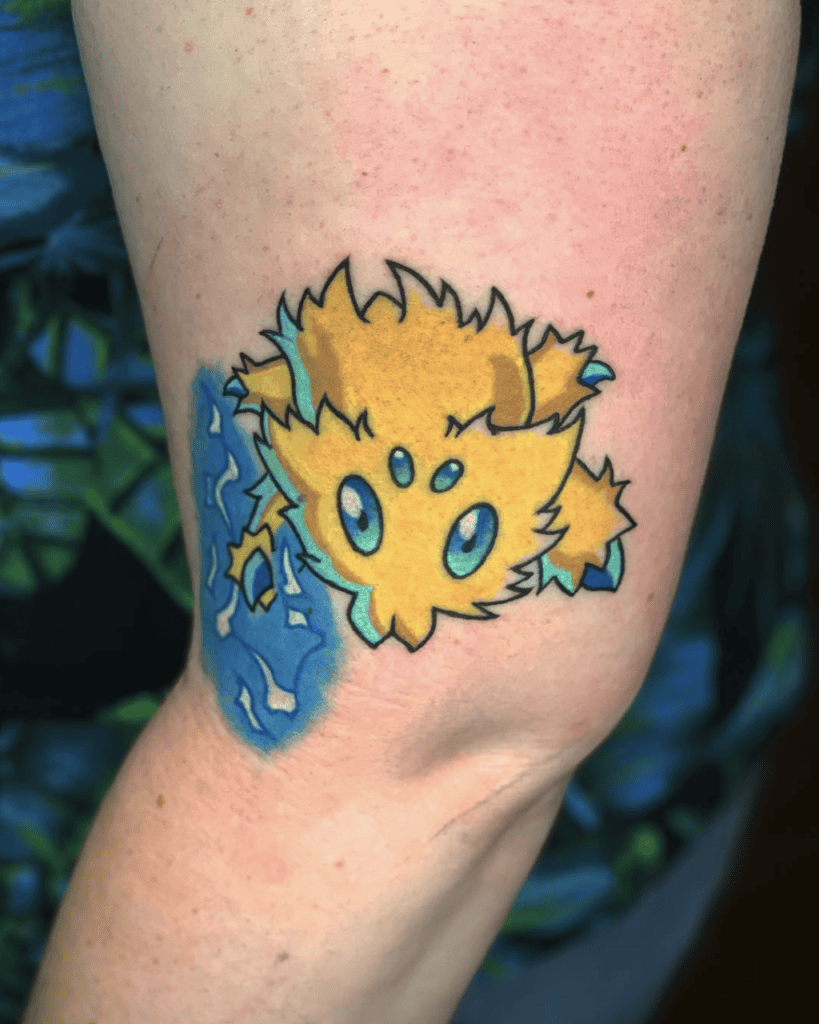 Pokémon Joltik Spider Tattoo