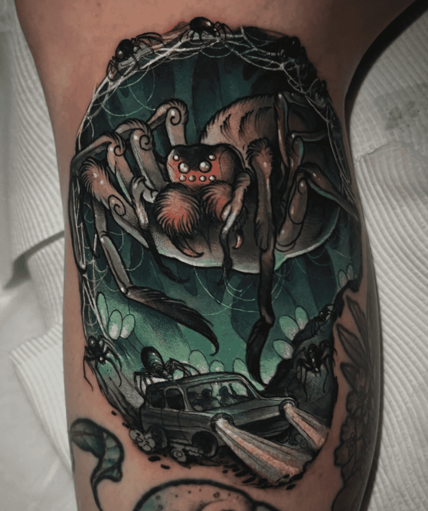 Aragog Potter Spider Tattoo