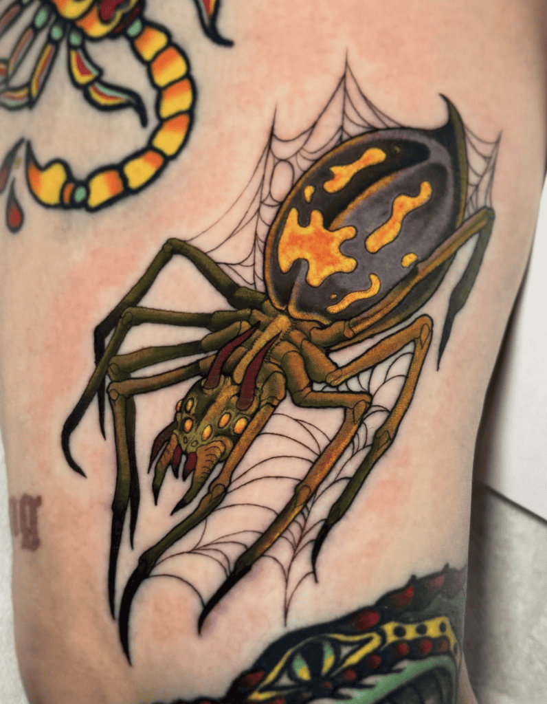 Shelob Web Spider Tattoo