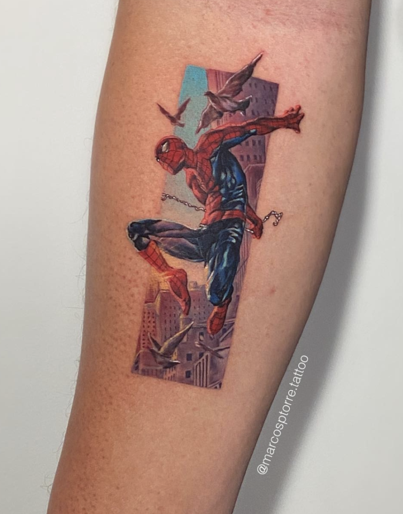 Spider-Man Spider Tattoo