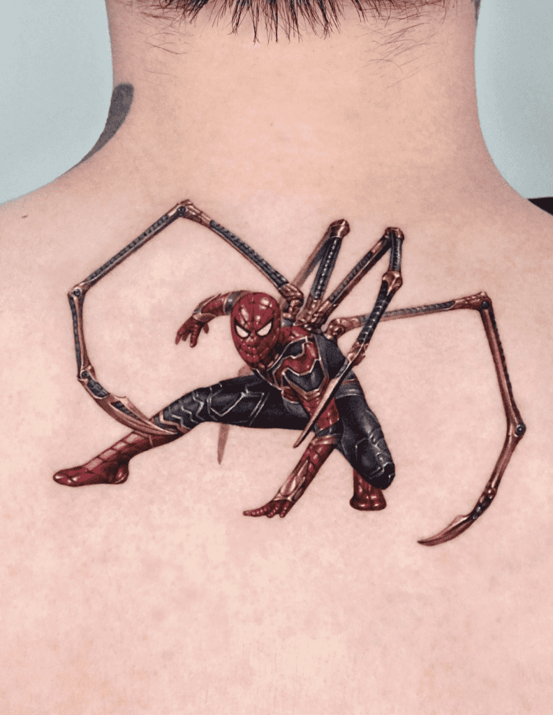 Spider-Man Suit Spider Tattoo
