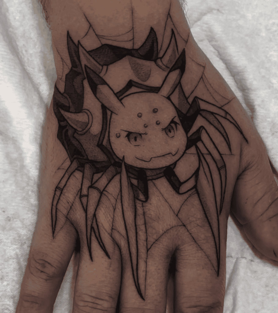 Kumoko Web Spider Tattoo
