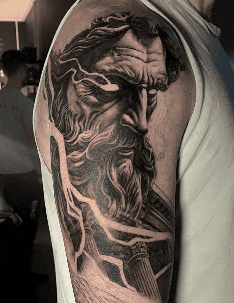 Jupiter Roman Mythology Tattoo