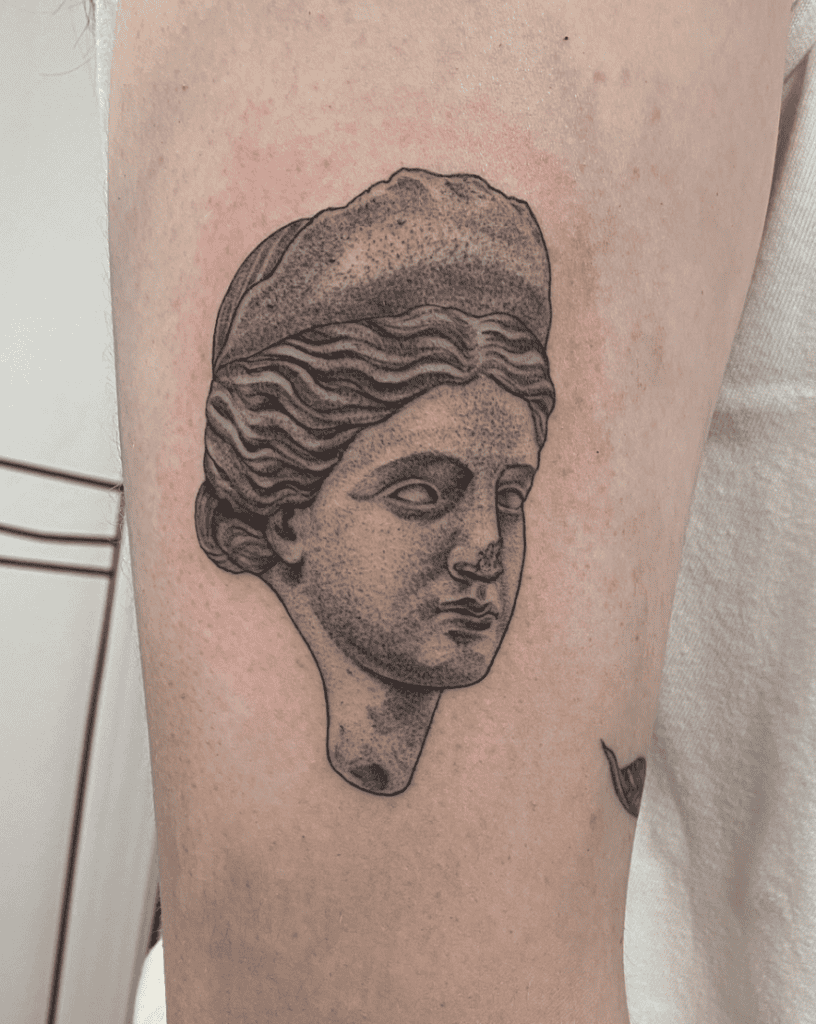 Juno Statue Roman Mythology Tattoo