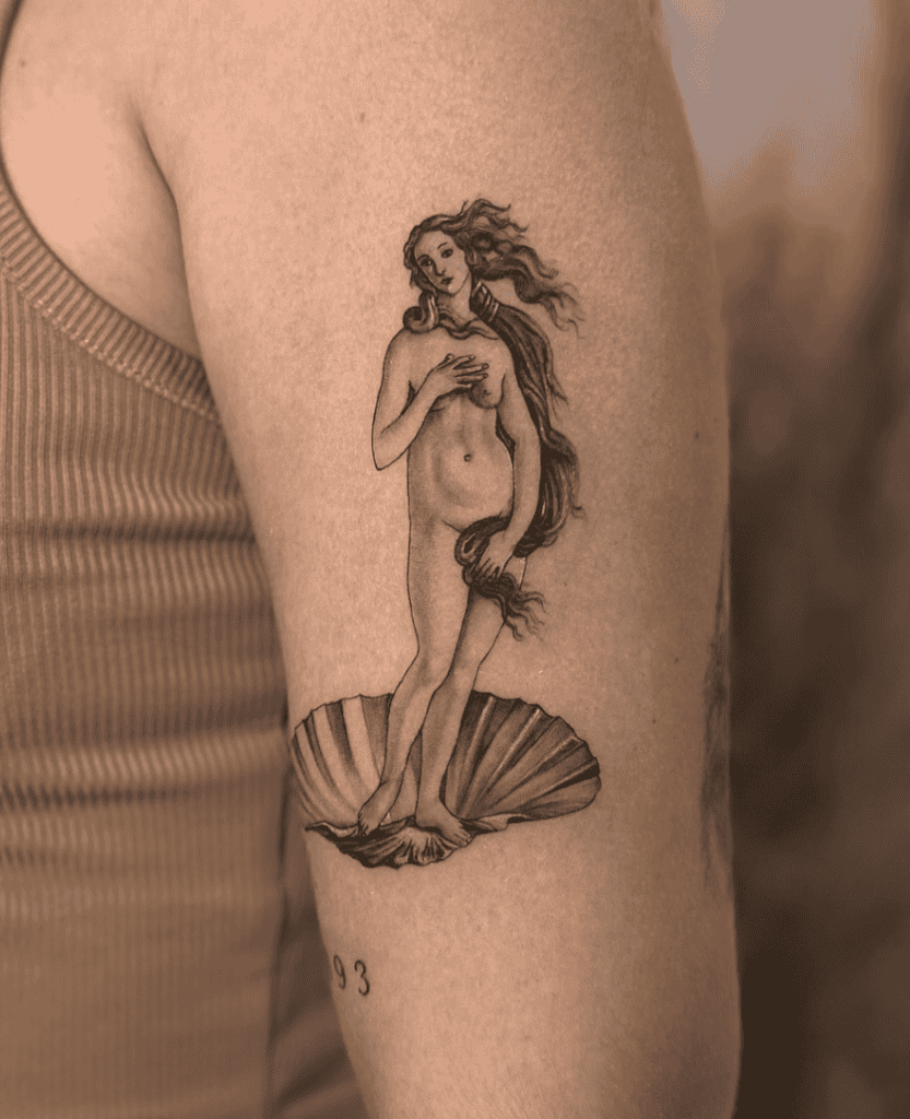 Venus Painting Roman Mythology Tattoo