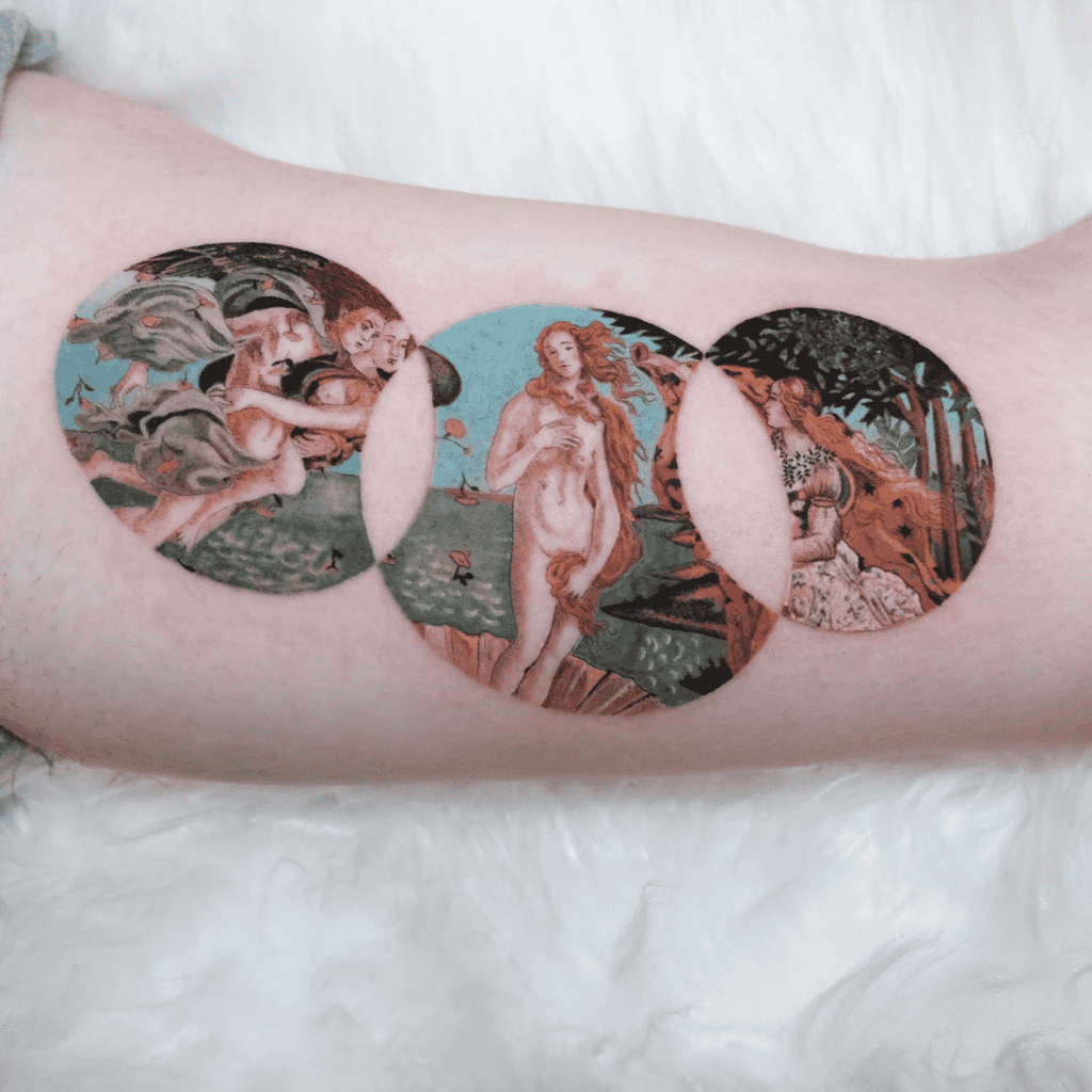 Venus Roman Mythology Tattoo